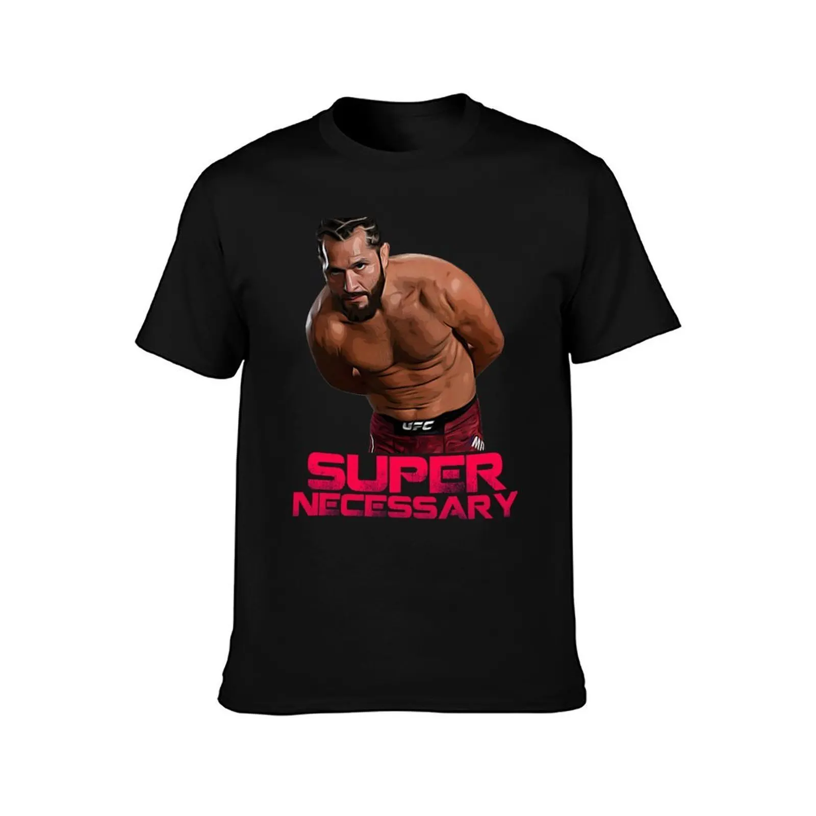 Jorge Masvidal Super Necessary T-Shirt Large Size Loose Casual Tee T-Shirt