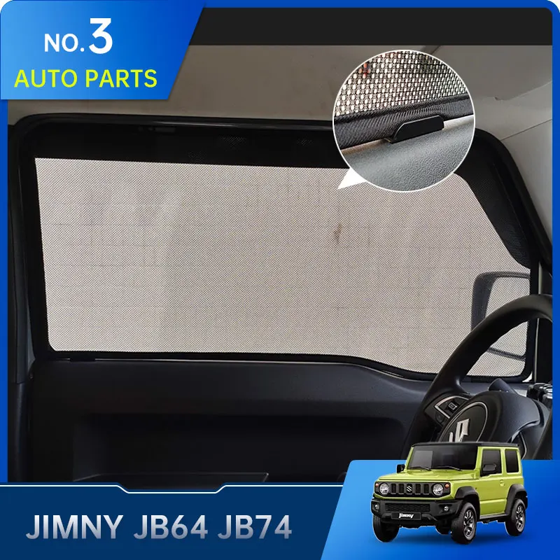 

Солнцезащитный козырек на окно для Suzuki Jimny JB64 Sierra JB74W 2019 2020, интерьерные сетки от насекомых, сетчатые шторы для конфиденциальности, аксессуары, 5 шт.