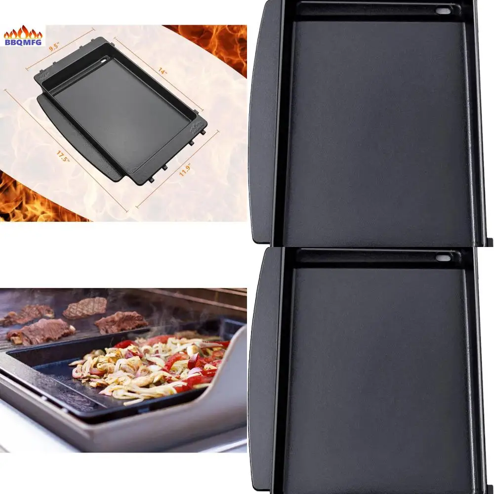 

Weber Spirit Series 2-3 Burner Cast Iron Griddle Replacement for E-200 & E-300 Models