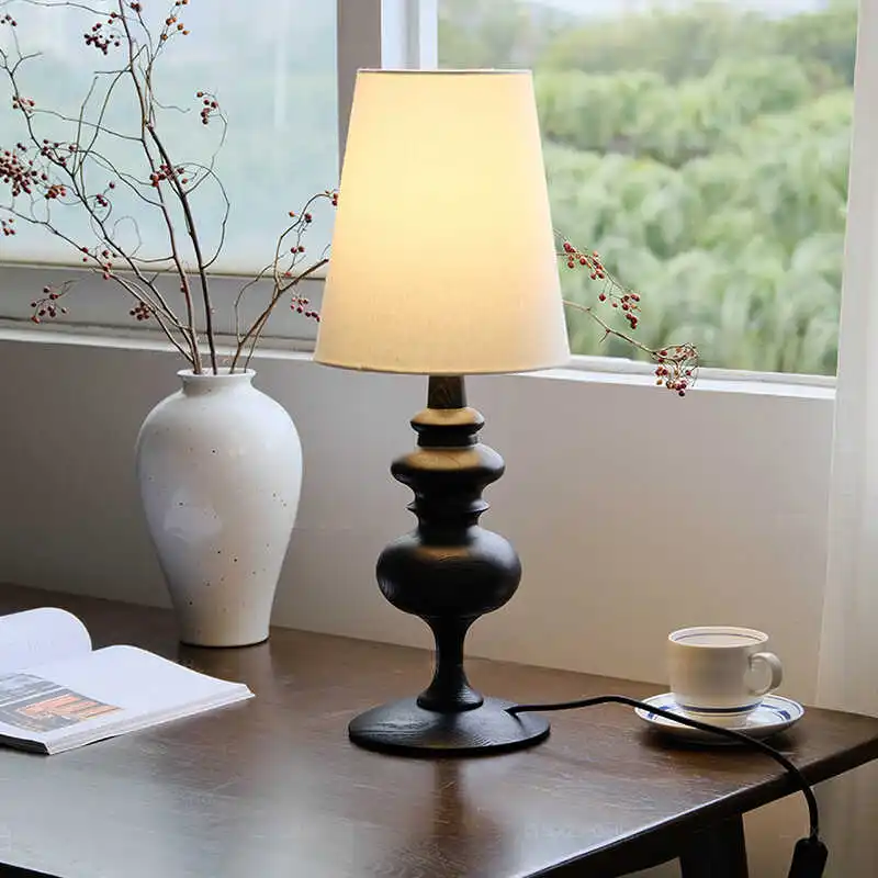 

American retro desk lamp bedroom bedside table lamp creative personality simple modern living room study decorative desk lamp 66