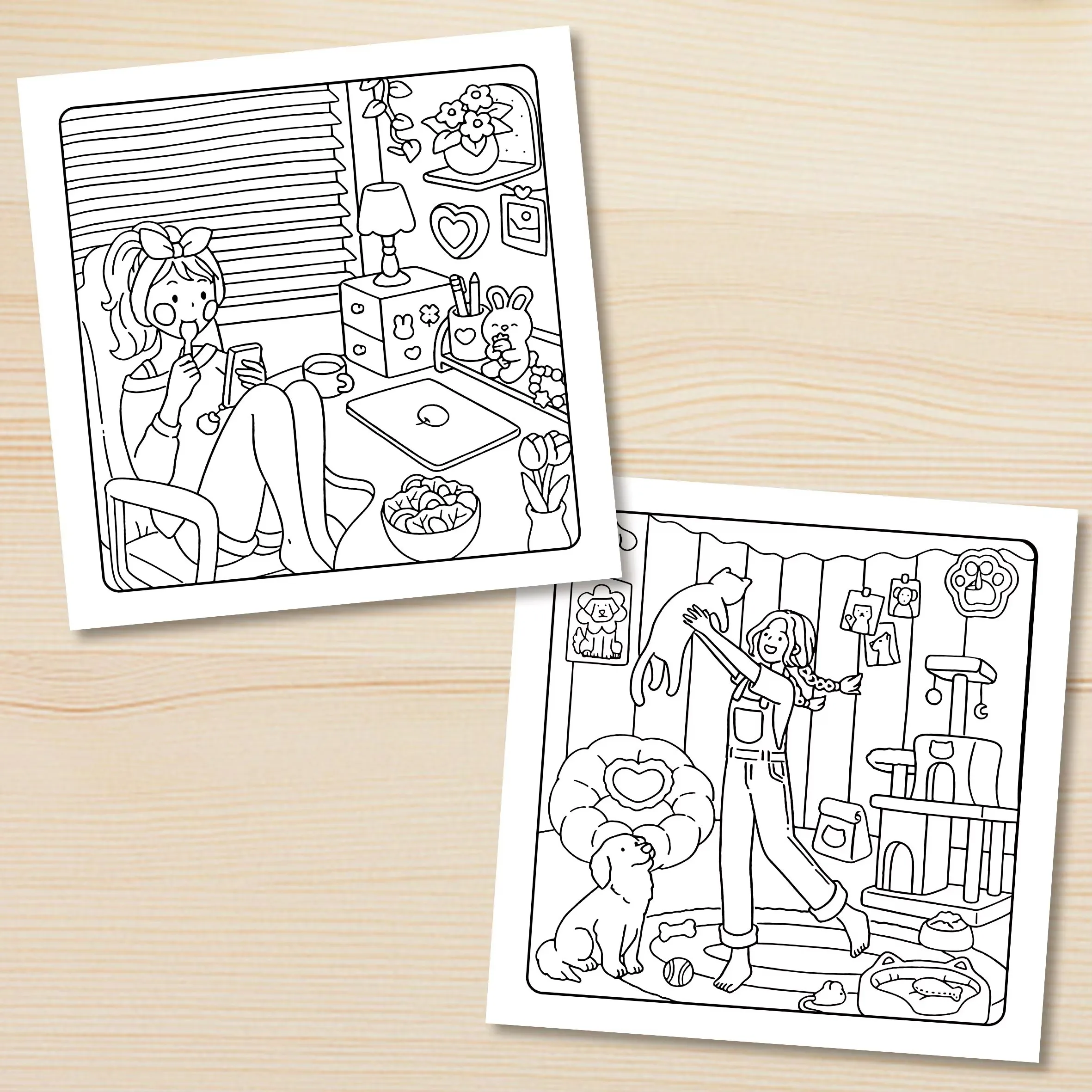 Kız Çocukları İçin Yetişkinler - Adult Coloring Book Stress Relief incelemesi ve fiyatı