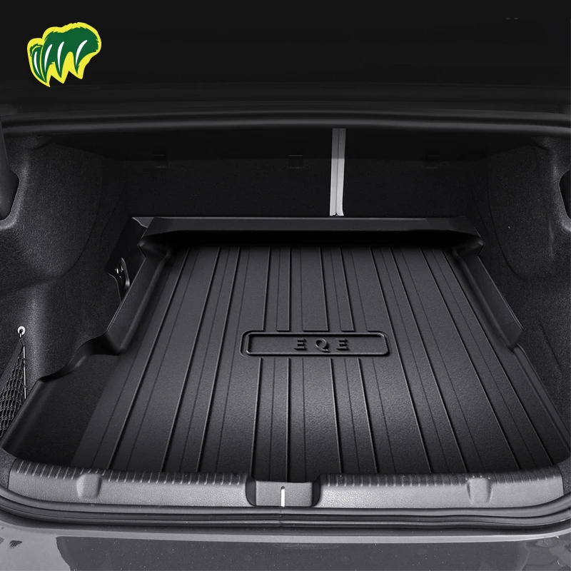 For Benz EQE 350 SUV 2023-2024 TPE Custom Fit Car Trunk Mat All Season Black Cargo Mat 3D Shaped Laser Measured Trunk Liners