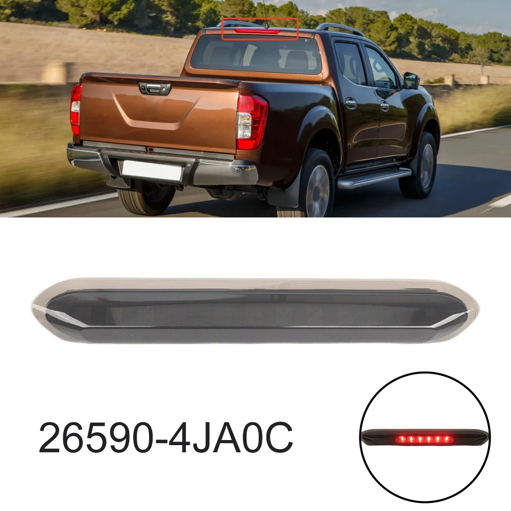 26590-4JA0C LED Third Brake Lights For Nissan For Navara NP300 2014-2024 ABS Black \Stop \Signal \Lamp Car Brake Lights Assembly - view 2