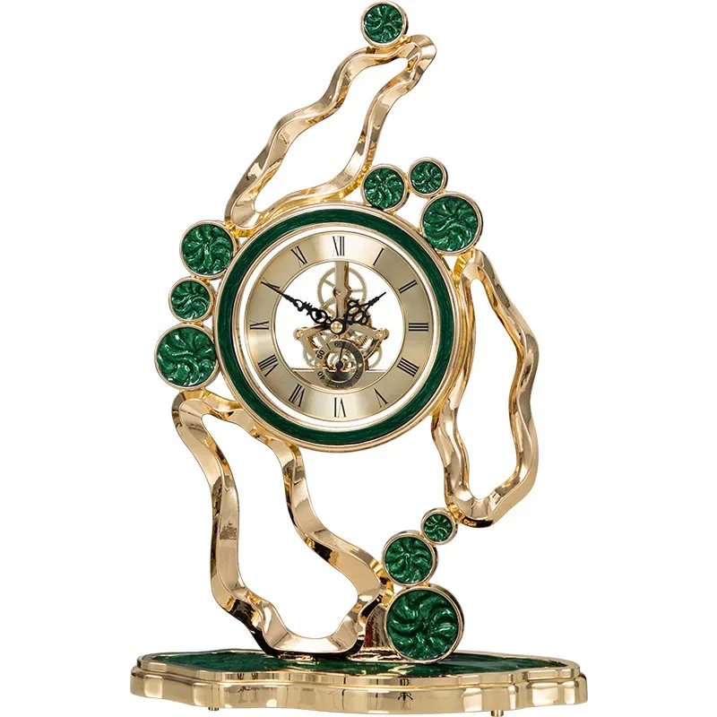 

Light luxury clocks, living room home desktop, European clock ornaments