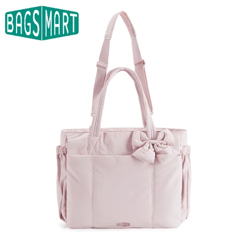 BAGSMART 여성용 전문 토트 백 노트북 슬리브가있는 사무용 핸드백 작업 지갑 비즈니스 여행 탑 핸들 숄더 백