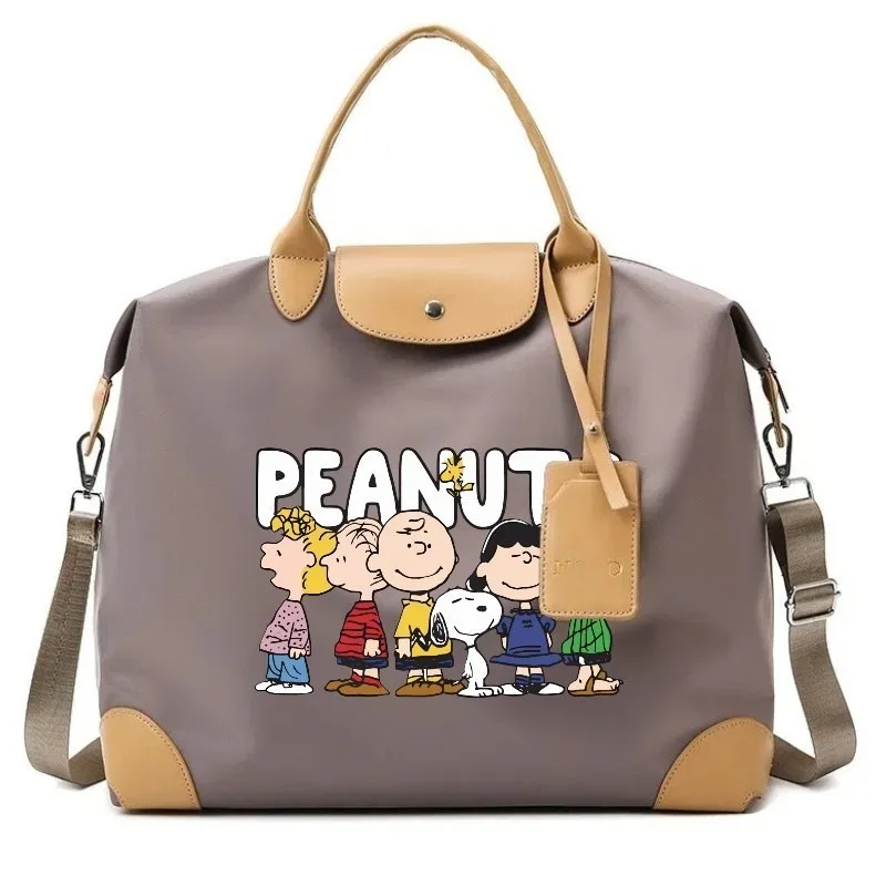 Bolso de lona de gran capacidad con estampado de Snoopy, de la marca YOUMAI, para mujer. Bolso de mano de tela Oxford, ideal para guardar objetos y como regalo de vacaciones.