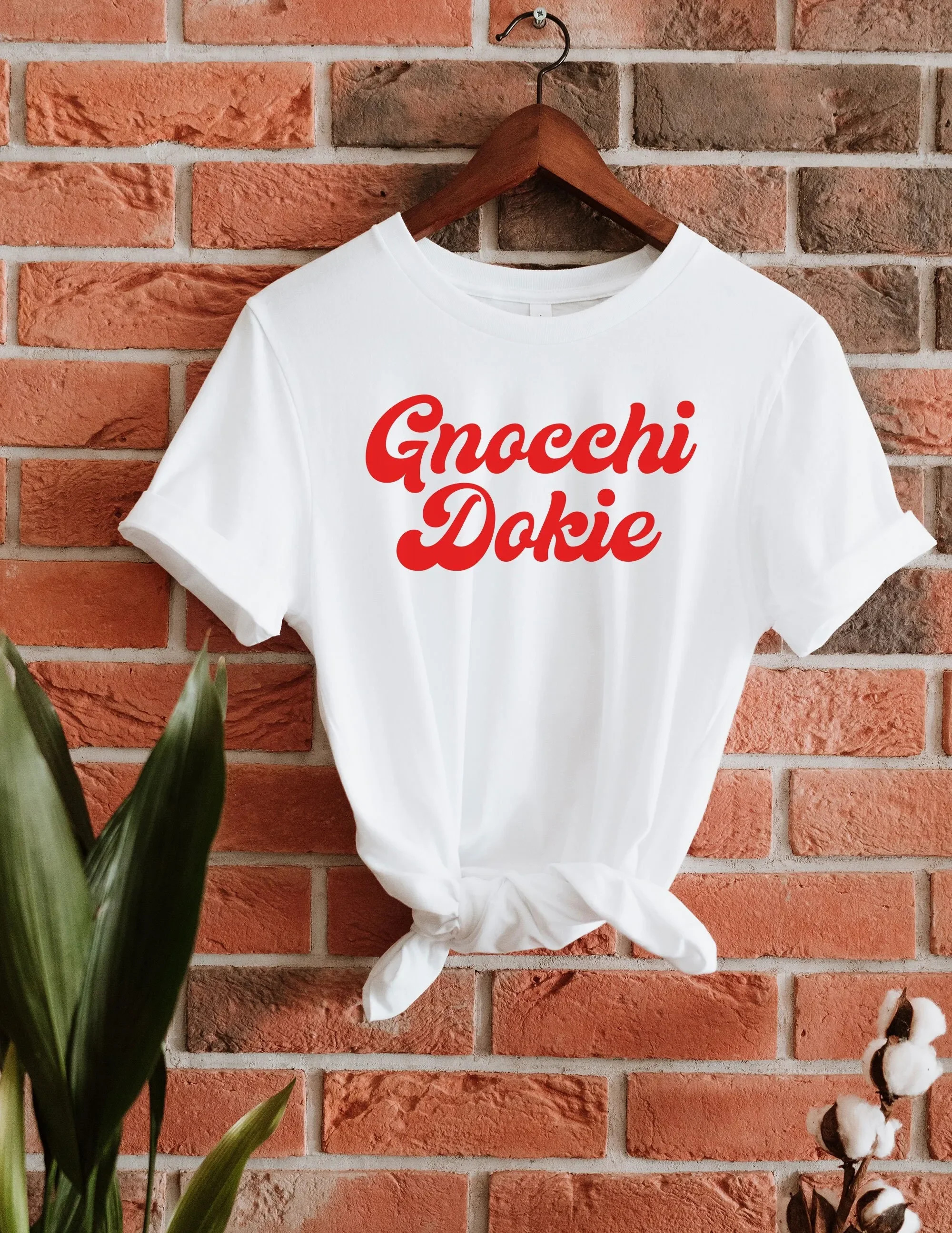 Gnocchi T Shirt Spaghetti Pasta Popular Aesthetic Eat Funny Italian gift