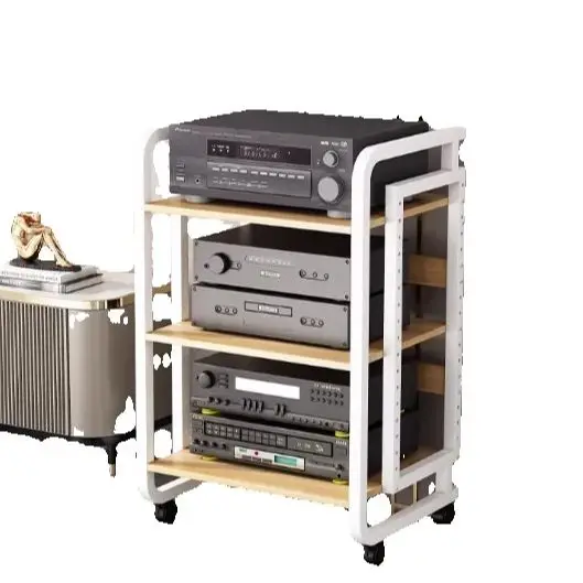Multi-layer Tube Amplifier Stand with Adjustable Spacing for Amplifier Rack, HIFI Home Theater CD Player and Speaker Stand
