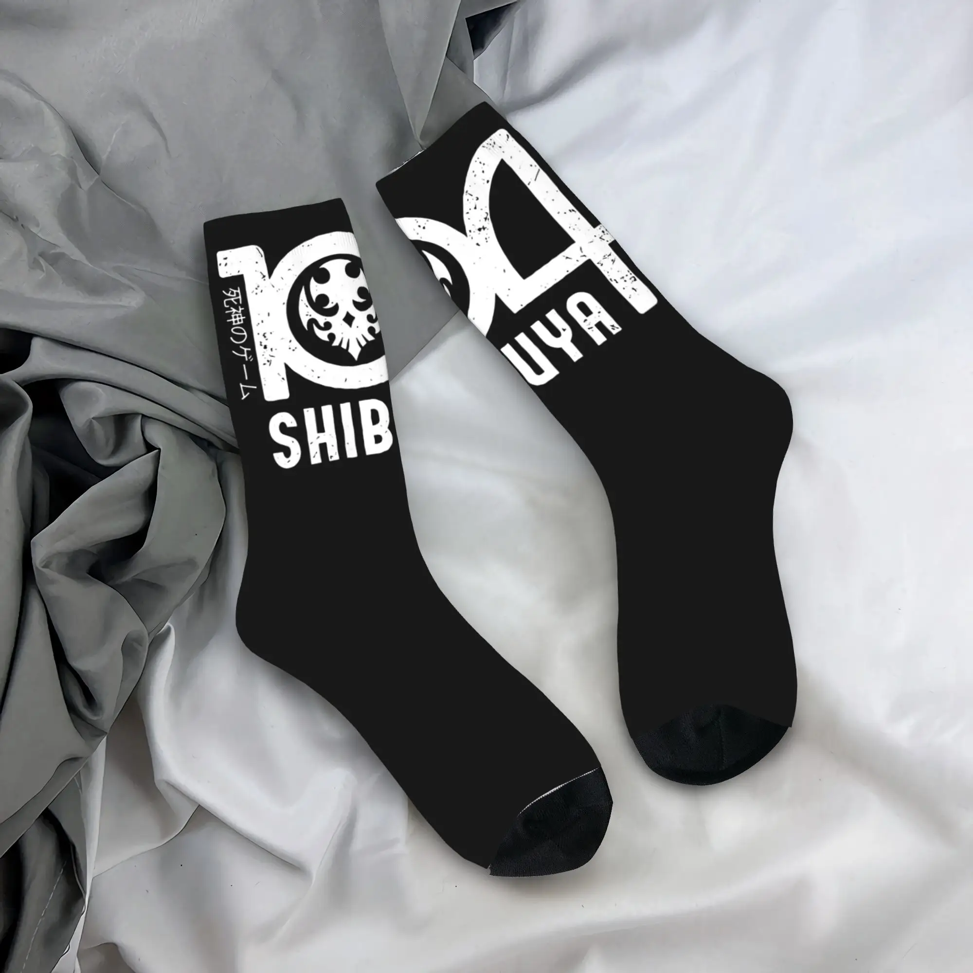 

Всесезонные носки Neo The World Ends With You 104 Shibuya Grunge, чулки в стиле Харадзюку, носки для мужчин и женщин, рождественские подарки