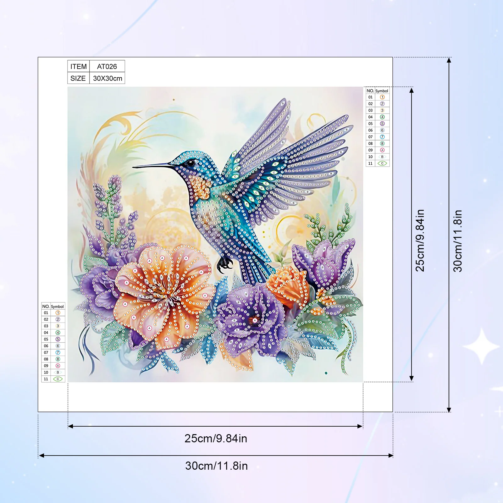 Diamond Painting Kits for Adult,hummingbird Special Shape Diamond Art for Beginner,Diamond Art Painting for Home Decoration Gift view 2