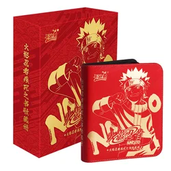 KAYOU-Carpeta de Naruto genuino, libro de colección de cuero, periféricos de Anime, accesorios de tarjeta, cubierta, hebilla de seguridad, juegos, pasatiempos, regalo SP