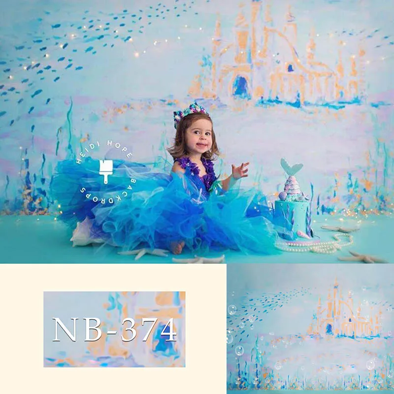 

Mocsicka Castle Photography Backdrops Newborn Boy or Girl Bokeh Background Baby Shower Decorations Photocall Background Props