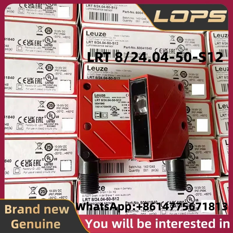 LRT 8/24.04-50-S12 Brand New Original Leuze fluorescence sensor Suitable for Industrial Automation Control Systems