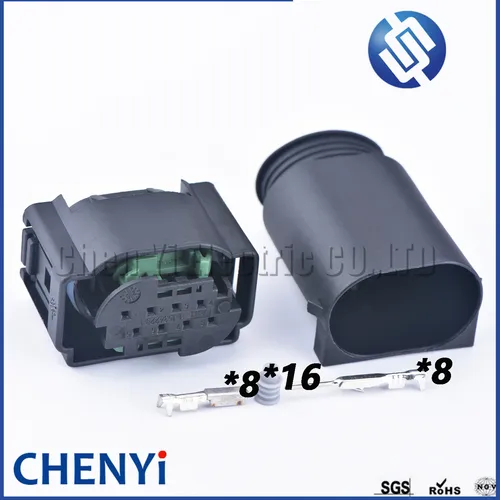 Imagen 1 del producto Sensor de Radar ocular eléctrico ACC, Conector de controlador de asistencia de cambio de carril para VW, Audi A4L, A5, A6, BMW 4F0972708, 8 pines, 1-1534229