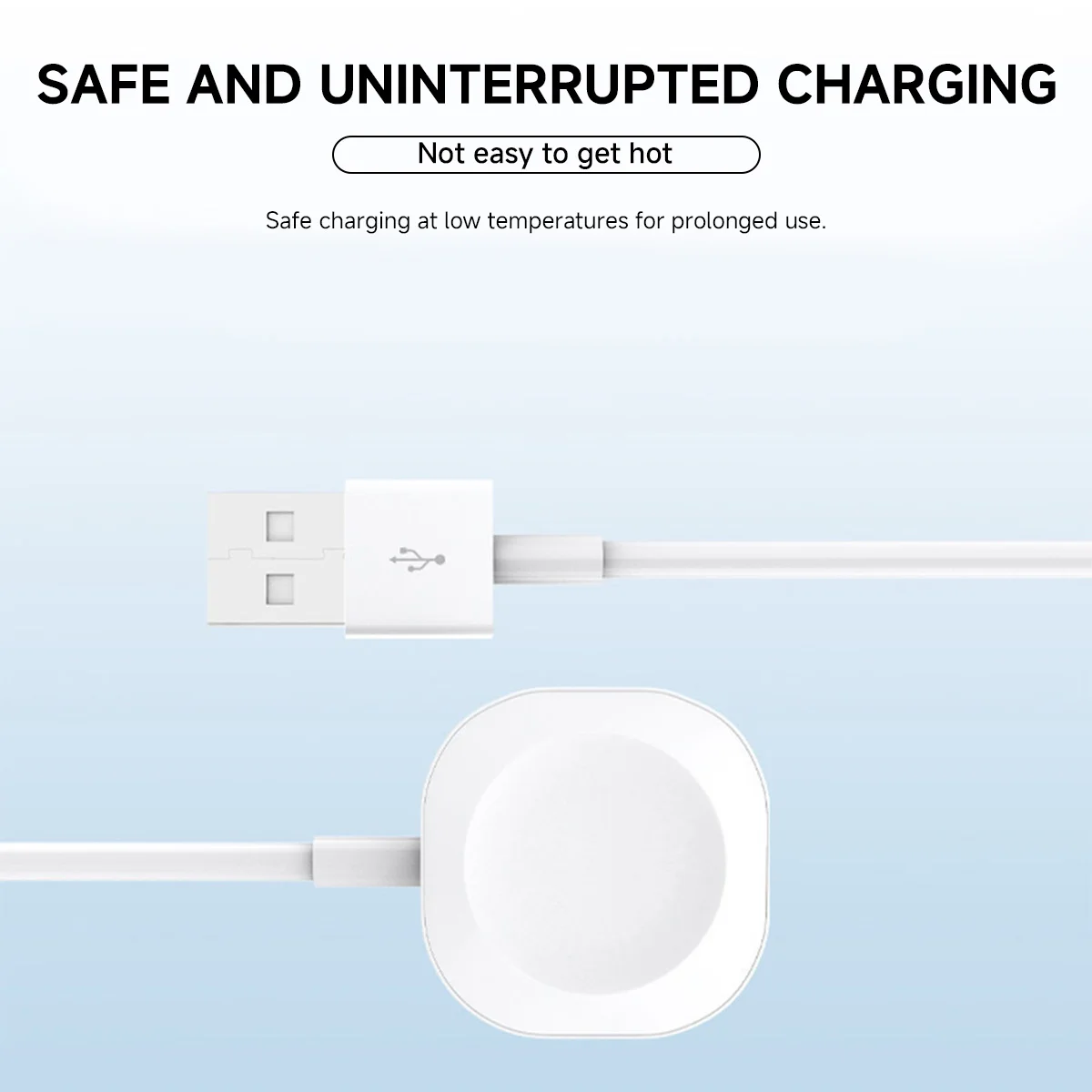 Портативное магнитное беспроводное зарядное устройство USB C для Apple Watch серии 9 8 7 SE 6 5, аксессуары для кабеля быстрой зарядки