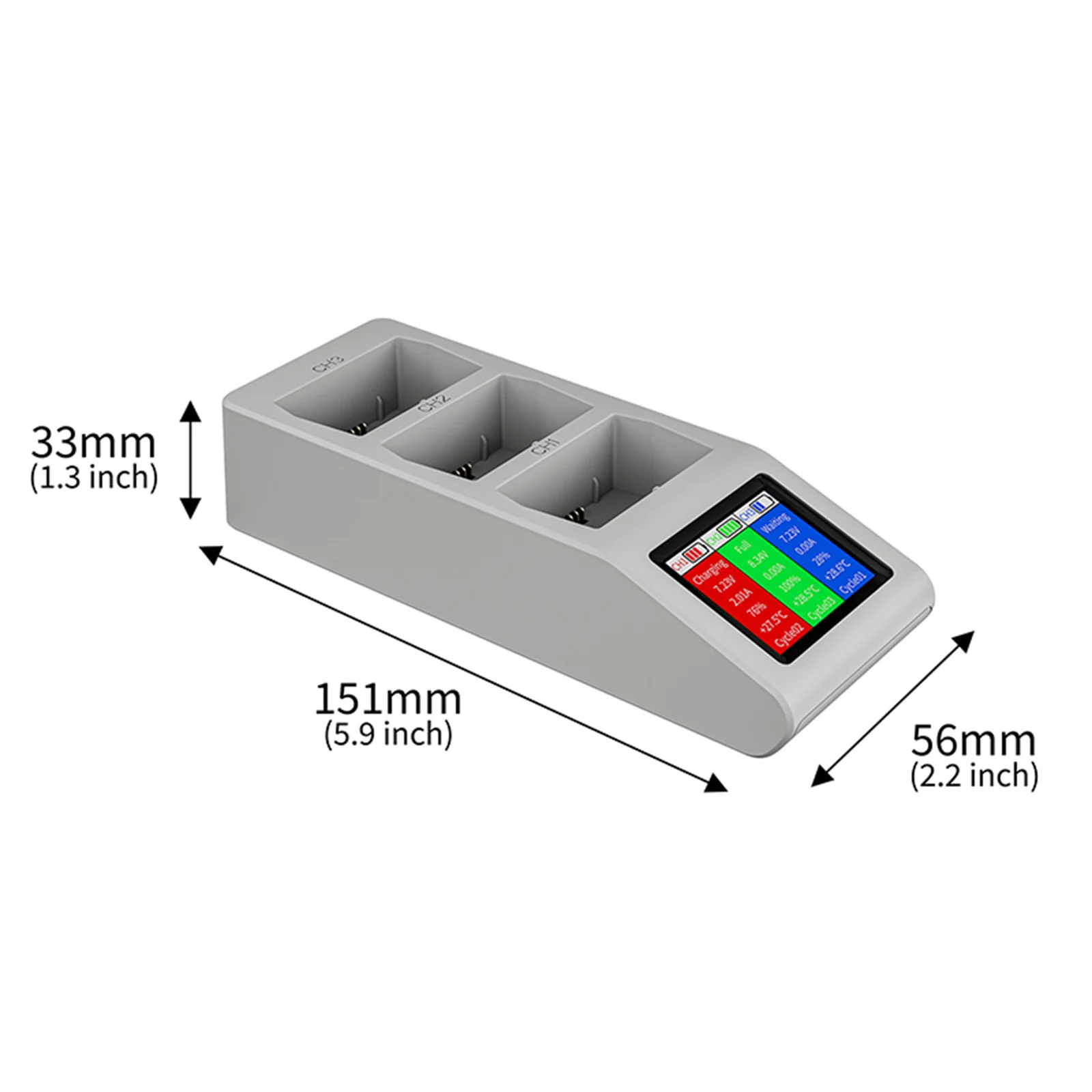 Battery Charging Hub Charging 3 Intelligent Flight Battery Accessories Compatible For DJI Mini 3/3 Pro/Mini 4 Pro Drones