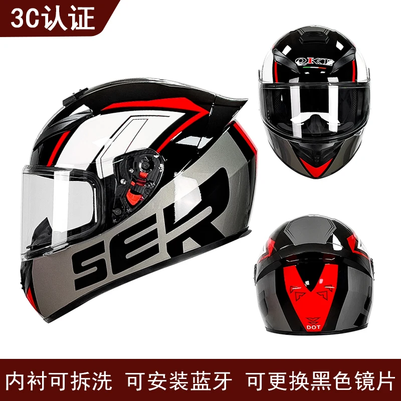 Helm sepeda motor retro, empat musim