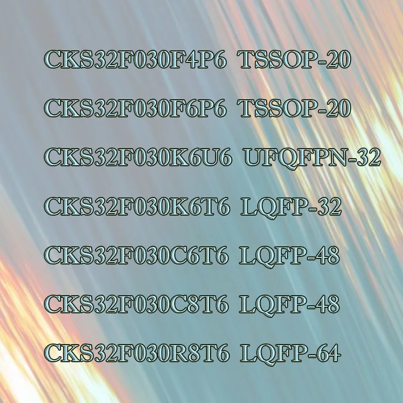 

CKS32F030F4P6 CKS32F030F6P6 K6U6 K6T6 C6T6 C8T6 Transparent shell