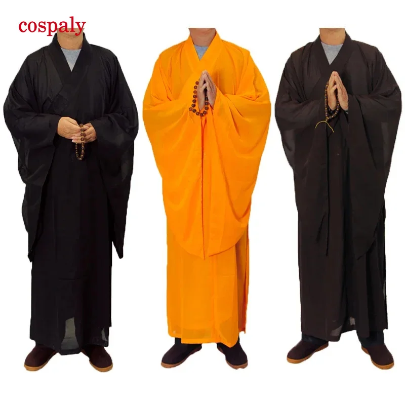 Een 5-kleuren Zen Boeddhistische Gewaad Lay Monk Meditatie Jurk Monnik Training Uniform Pak Lay Boeddhistische Kleding Set