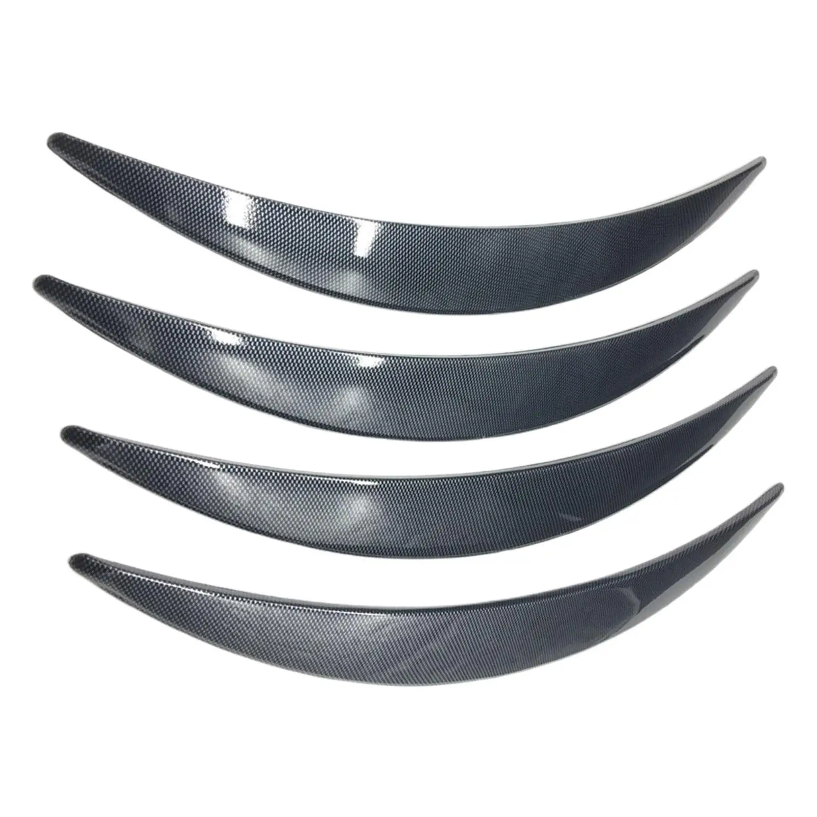 4Pcs Generic Car Wheel Eyebrow Arch Trims Replace for Auto Body