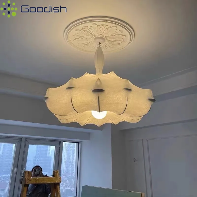 

Modern Nordic Pendant Lights Wabi Sabi Hanging Ceiling Lamp Art Home Decoration Chandelier for Living Table Dining Room Bedroom
