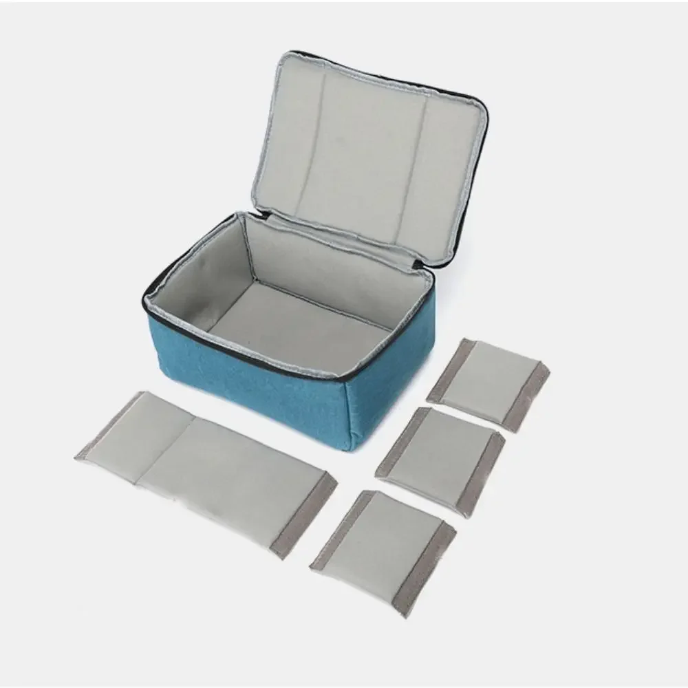 

Oxford Camera Inserts Bag Super Thick Waterproof Insert Photography Organizer Portable Drop-Proof Waterproof Camera Bag