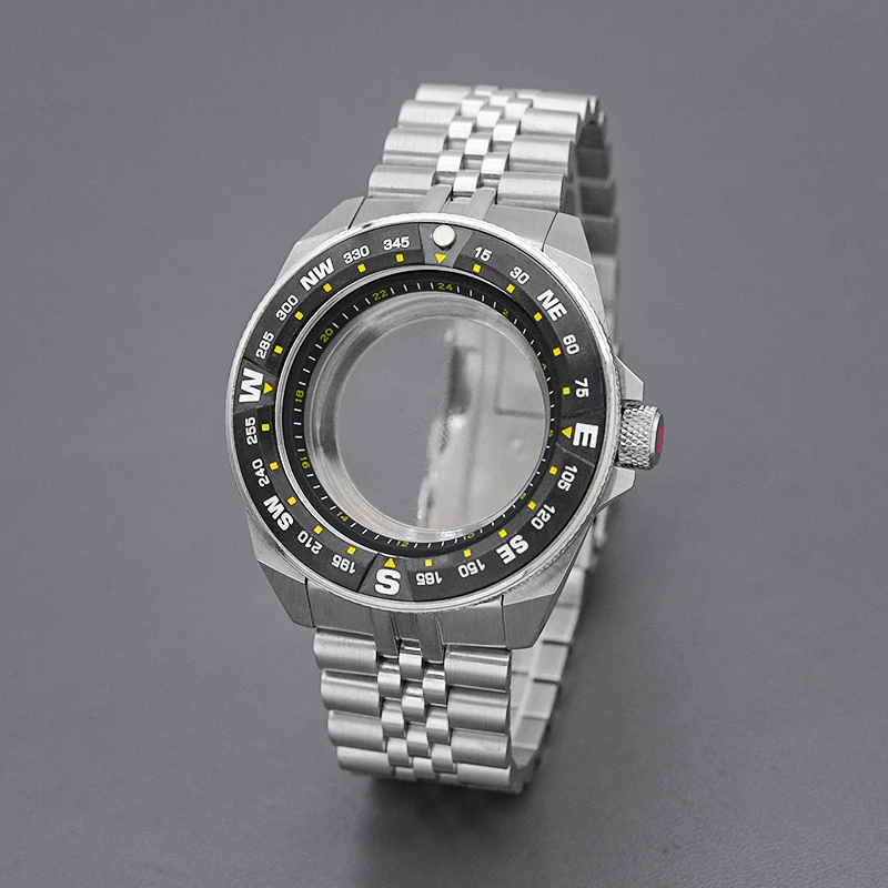 세이코 사무라이 킹 시리즈 시계, 다이빙 케이스, 스테인레스 스틸 베젤 인서트, NH35 NH36 7S26 무브먼트 시계 수리, 45mm 실버