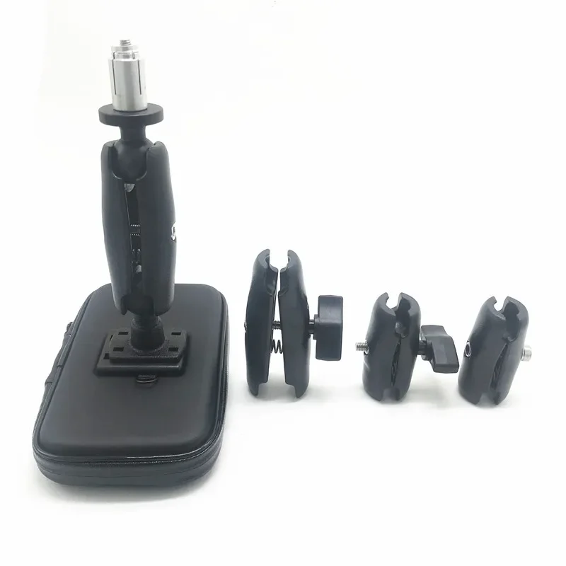 Suporte de telefone em garfo para motocicleta, suporte de montagem de haste de moto para yamaha yzf r1 2010-2019 r6 2002-2017 r1m 2007 2008