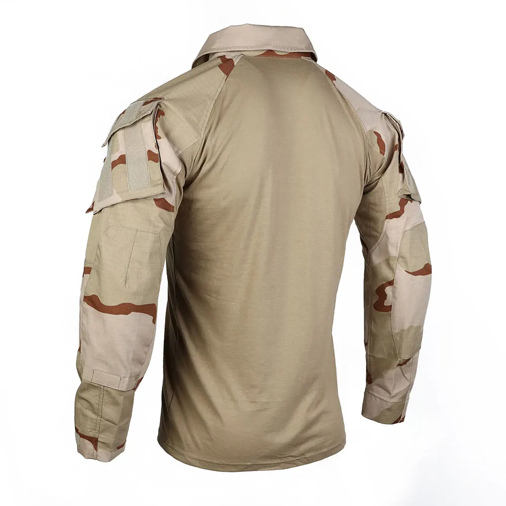 EmersonGear E3 Combat Shirts Mens Tops Long Sleeve Hunting Suits Training Camouflage Hiking Outdoor DCU EM9422