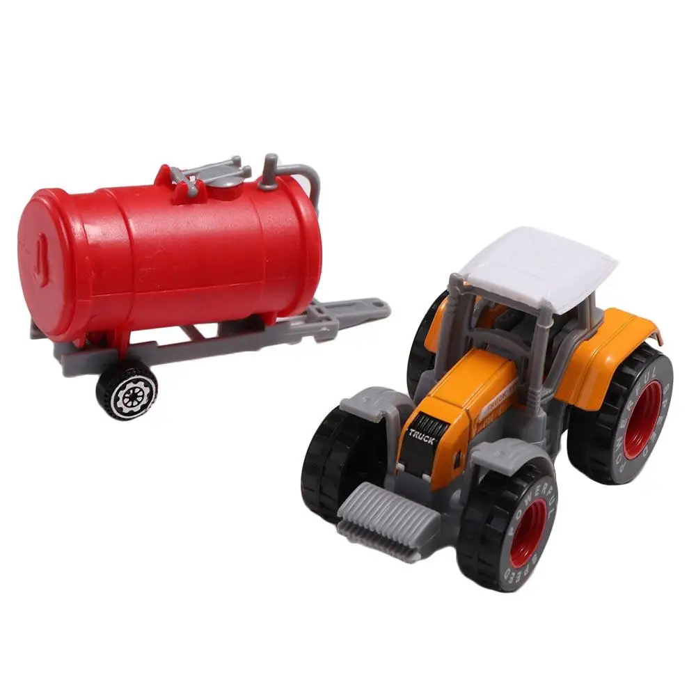 1pc menino brinquedo liga brinquedo educativo bulldozer modelos trator engenharia modelo de carro brinquedos trator brinquedo agricultor veículo