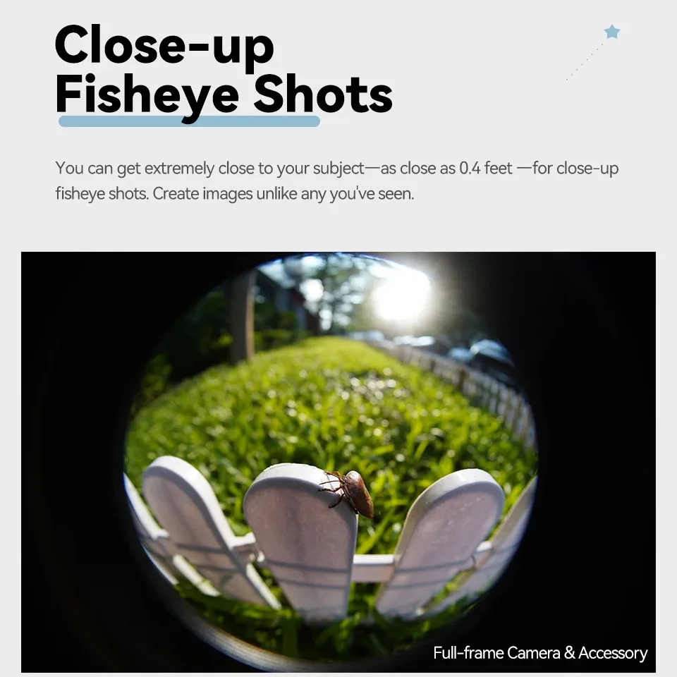 TTAartisan APS-C 7.5 مللي متر F2 عدسة عين السمكة دليل التركيز عدسة الكاميرا ل فوجي X سوني E كانون RF نيكون Z L M4/3 جبل كاميرات #4