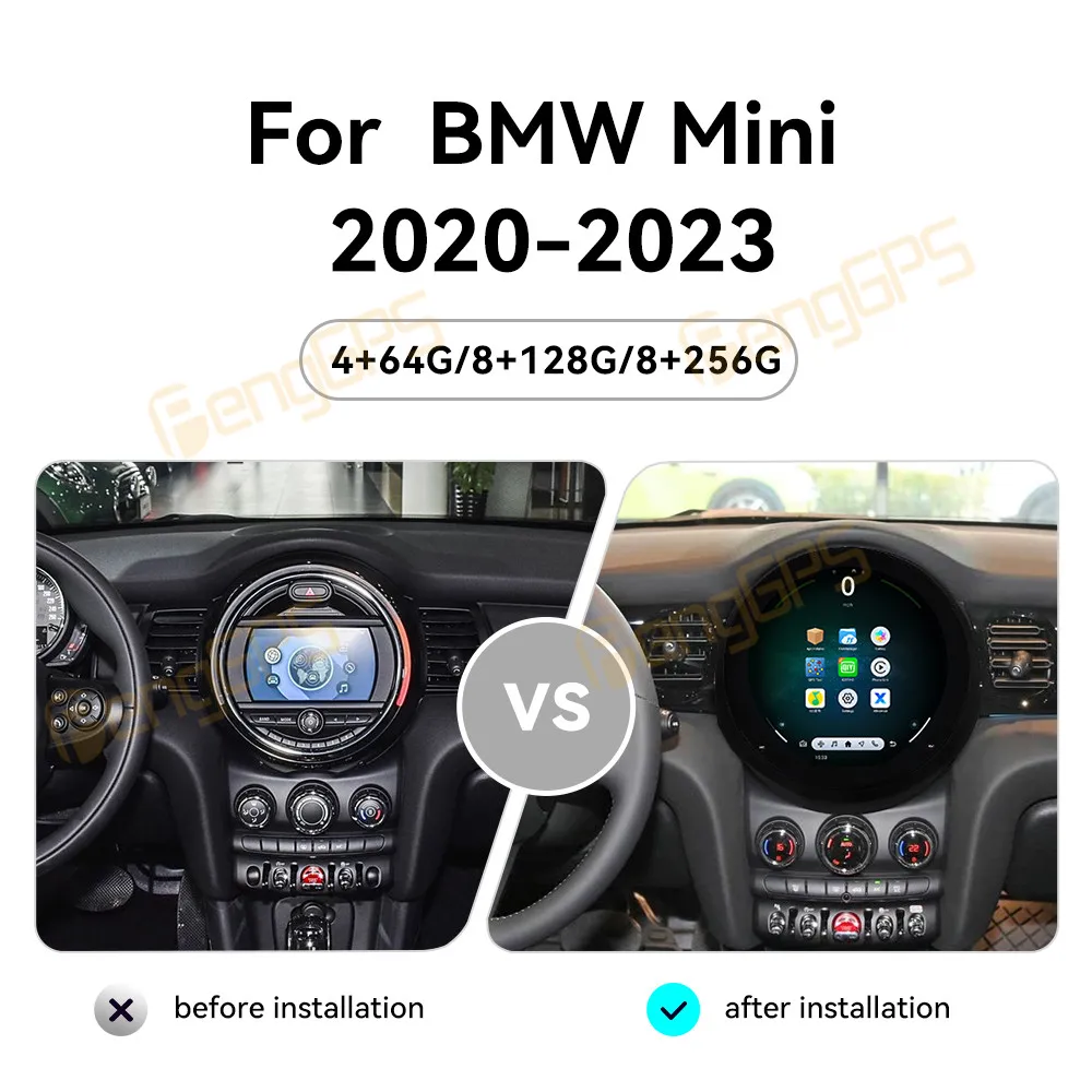 11.7 Inch Android 14 CarPlay Car Radio For BMW MINI 2020-2023 Touch Screen Multimedia Player GPS Navigation Head Unit DSP Auto