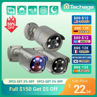 Techage 4MP 5MP 4K POE Camera AI Smart Two Way Audio Outdoor Face Detection CCTV Video Surveillance AI IP Camera for NVR System