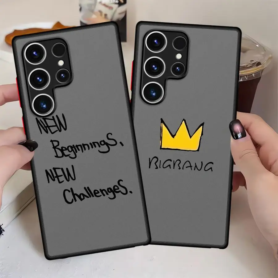 Phone Cover Case for Samsung Galaxy S21 S26 S20 S25 Ultra S22 S23 FE S24 Plus Note 20 10 Personalized Letters