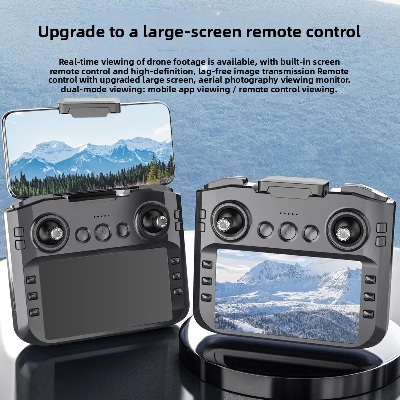 طائرة بدون طيار P26 جديدة مع شاشة لمس كبيرة عن بعد 8K كاميرا 3 محاور Gimbal ليلة اطلاق النار تجنب العوائق GPS عودة عالية