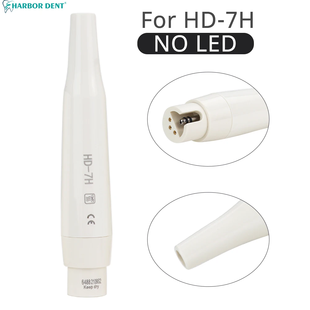 Dental Ultrasonic Piezo Scaler Handpiece HD-7H/HW-3H/HW-2H Not Led HD-7L/HW-5L With Led Fit For SATELEC DTE WOODPECKER EMS VRN