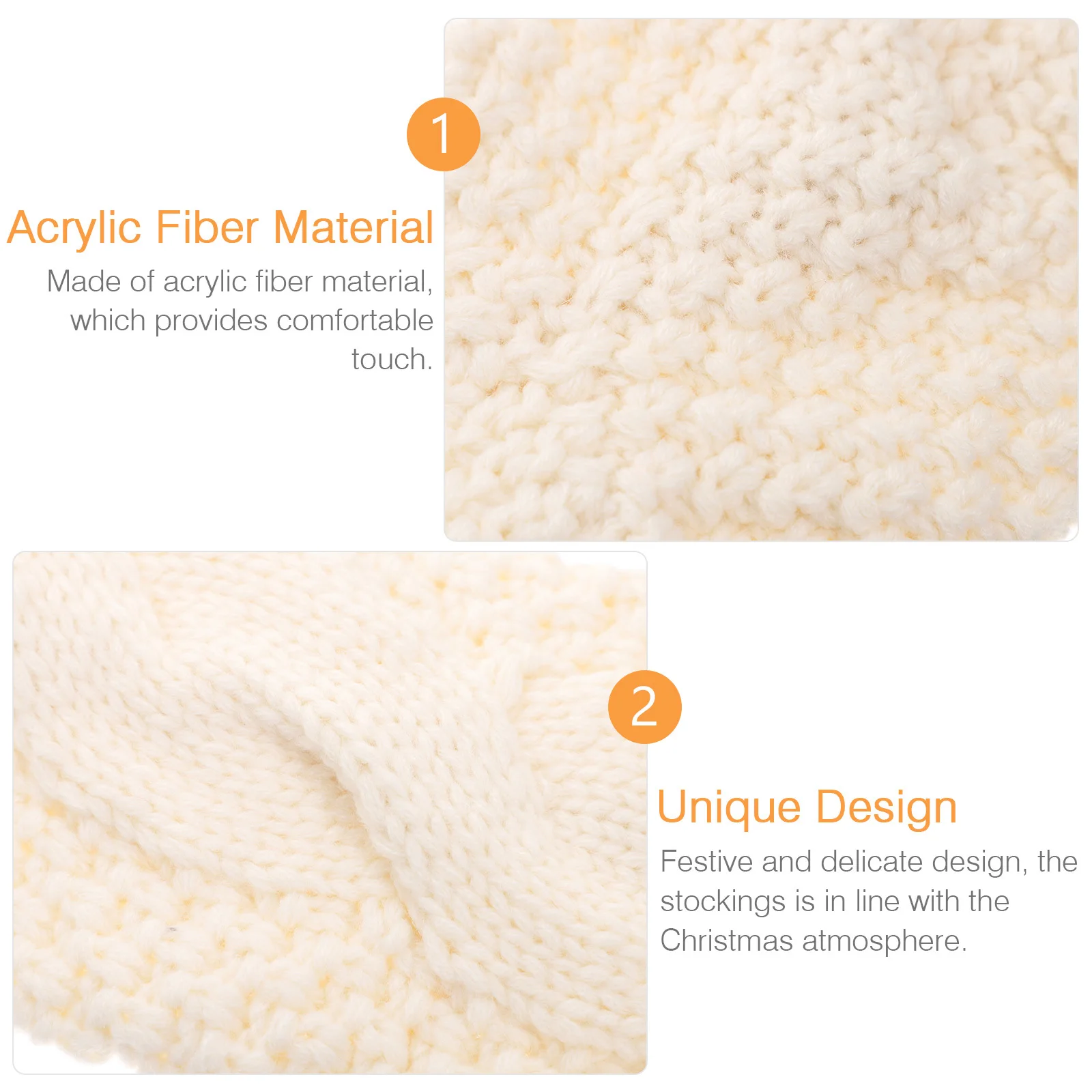 

2Pcs Festive Christmas Stockings Xmas Sock Hanging Ornament Tree Decor Gift Pouch Christmas Stockings Xmas Stocking