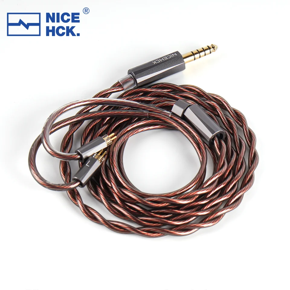 アクセサリー nmhc NICEHCK BerryJam IEM Earphone Upgrade Cable 7N High Purity Wire