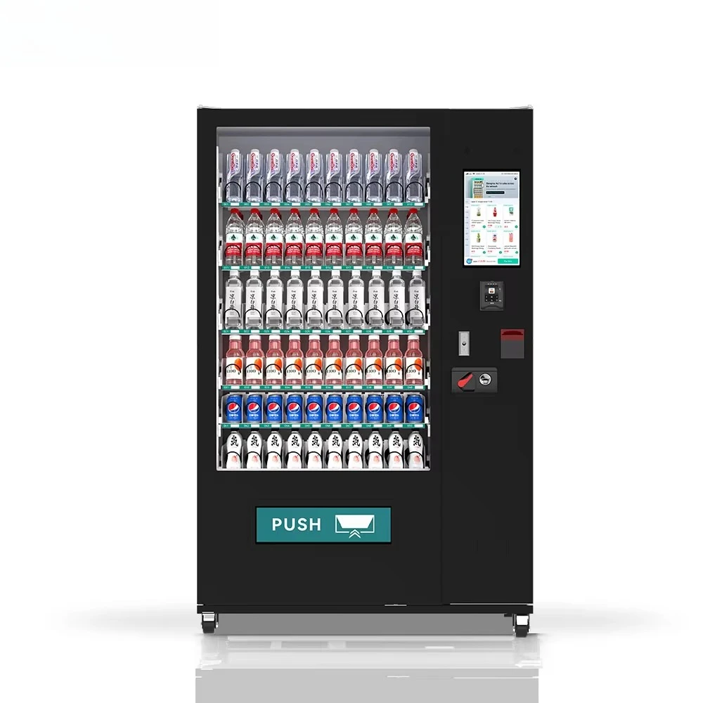 

Customize Drinks Vending Machine 4G Wifi Hotspot Vending Machine New Style Accessories With Credit Card Payment