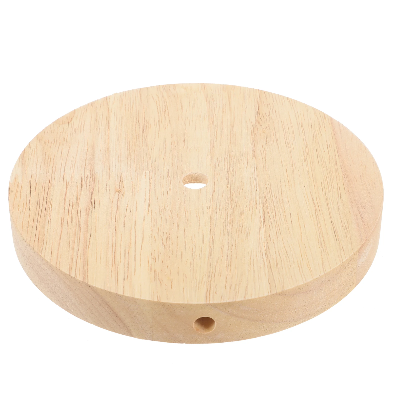 

Sturdy Wooden Led Base Round Small Night Light Pedestal Table Lamp Display Stand Wood Base For Light Durable Easy Storage