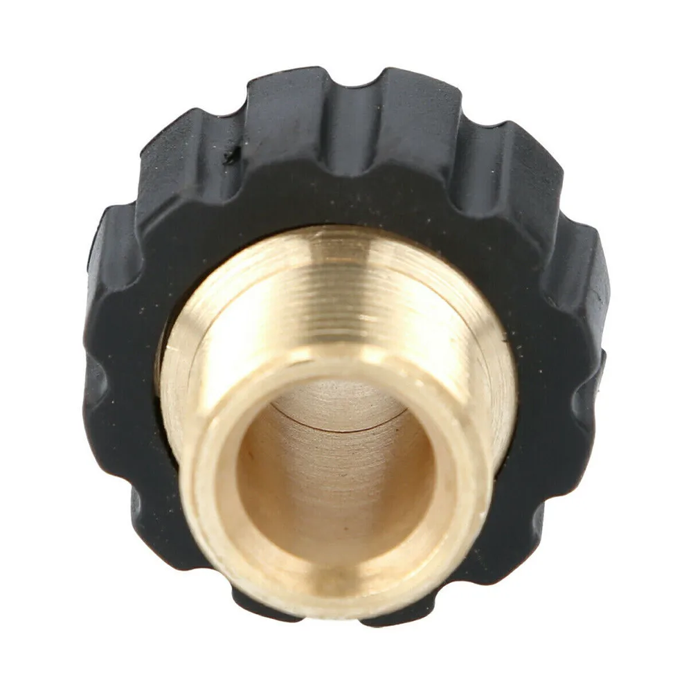 Brass Double Nipple M22x1.5 Male Hose Connector for For high Pressure Water Systems and Cleaning Tool Attachments