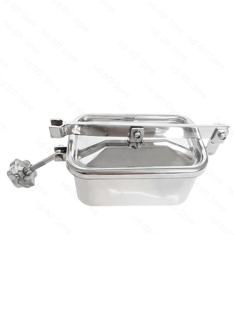 

304 250X150Mm Rectangular Manhole Cover Stainless Steel Tank Manway
