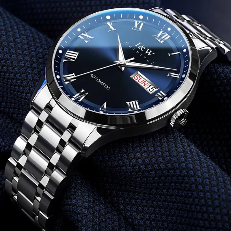 Montre CARNIVAL Mechanical Dress Watches for Man Brand Luxury Original MIYOTA 8205 Automatic Wrist Watches Mens Waterproof Reloj