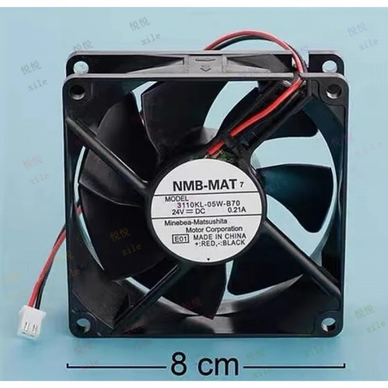 

L+ for NMB 3110KL-05W-B70 DC24V 0.21A 2-Wire Inverter Cooling Fan