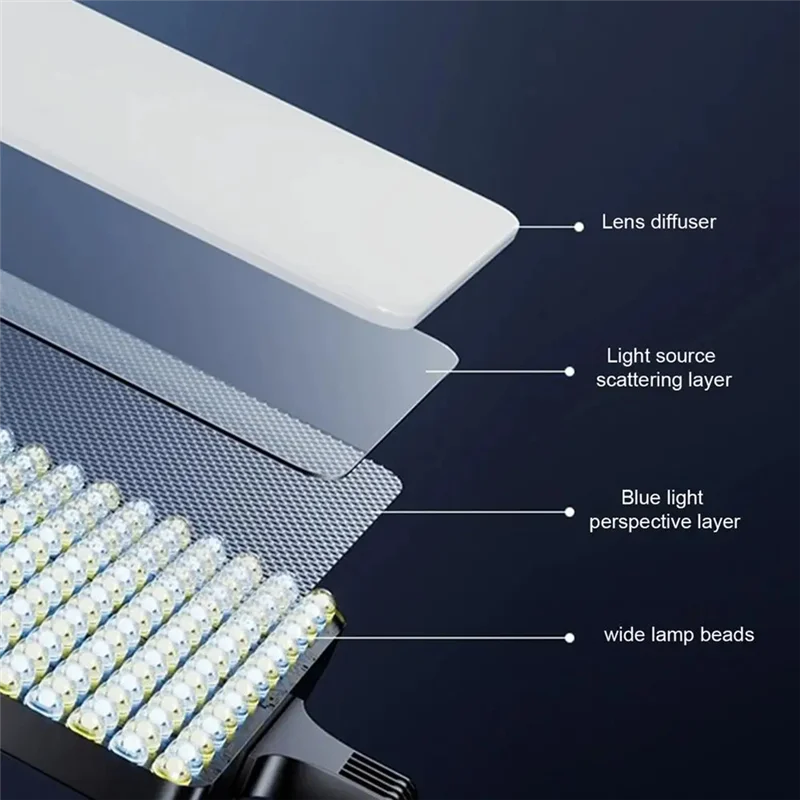 

T98C-Light For Filming Live Streaming Fill Light Selfie Lights And Cell Phone Fill Light Multifunctional Fill Light For Video