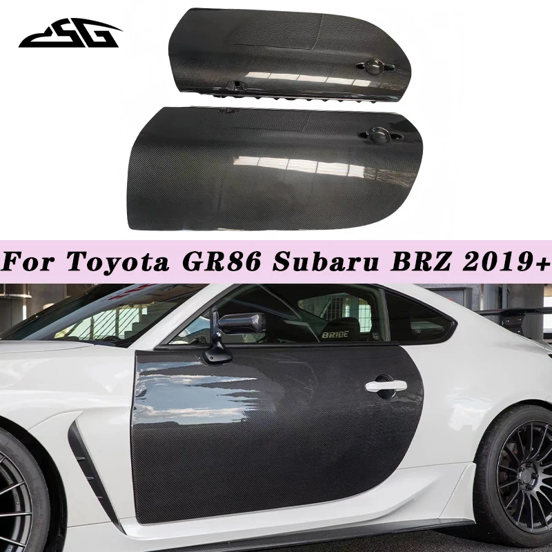 For Toyota GR86 Subaru Brz Car Door Fender Side Door Panel Real Carbon Fiber Side Fender Accessories Body Kit 2019+