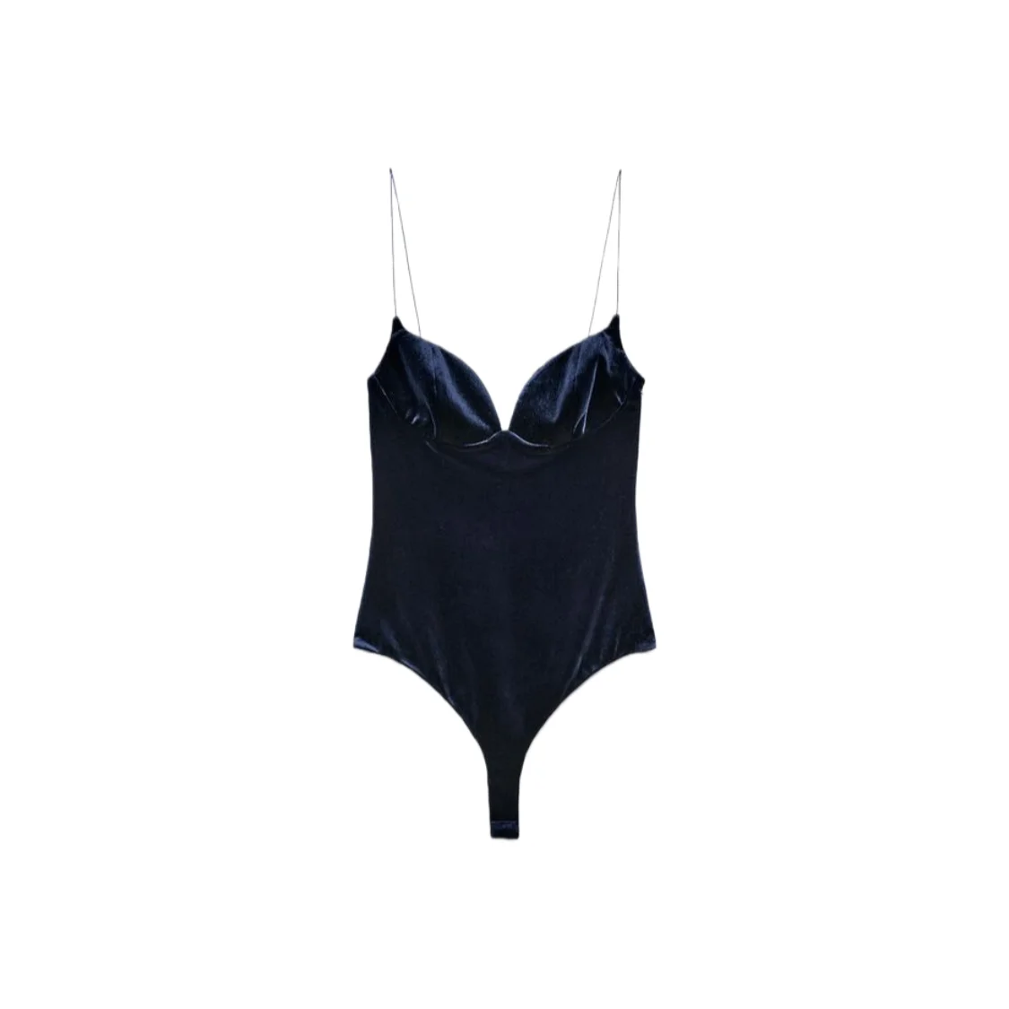 Macacão de Veludo com Gola em Coração para Mulheres, Design Novo de Outono Inverno, Calças de Cintura Alta em Fibra de Poliéster