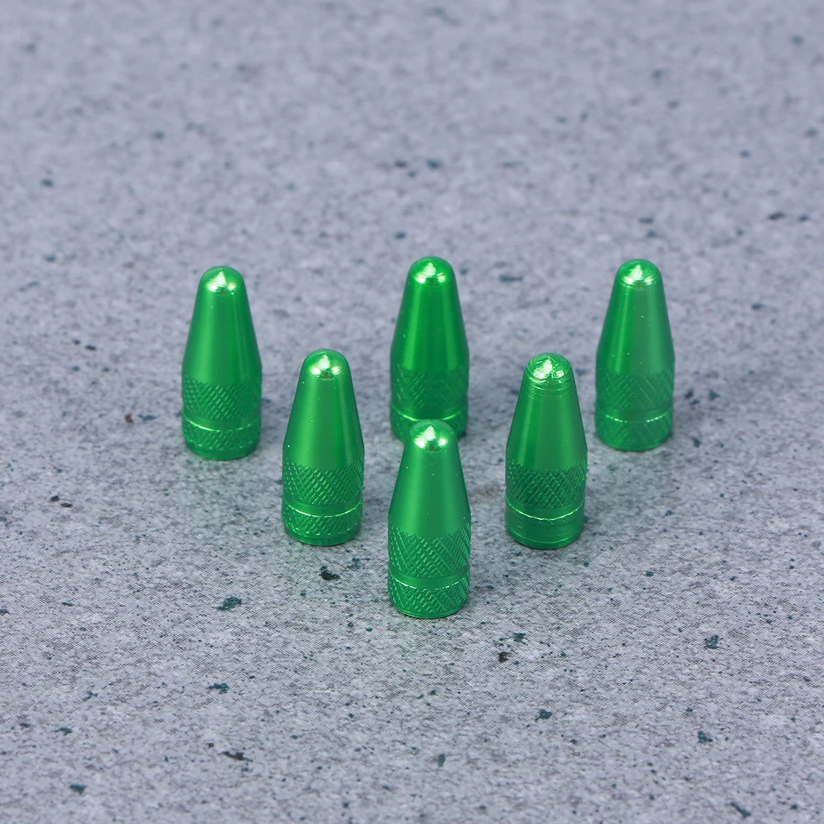

6 pcs Aluminum Alloy Valve Cap Bike Tire Caps Sturdy Anti-Rust Bright Color Decoration Bicycle Mountain Road Bike Easy Install