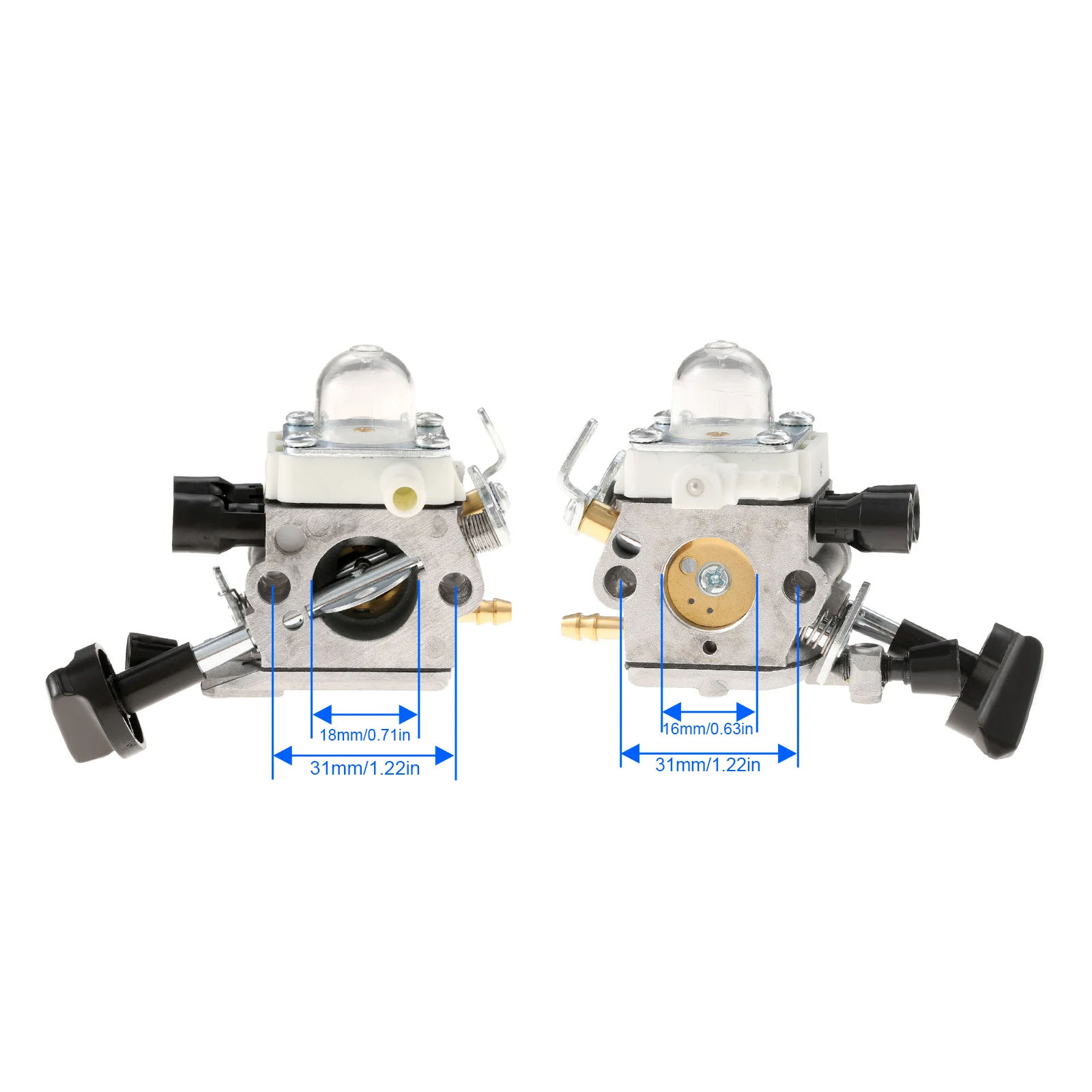 42411200616 Carburetor Fit for Stihl BG86 BG86C Blower BG86 SH86 Replace for Zama C1M-S261B w/Air Filter Spark Plug Primer Bulb