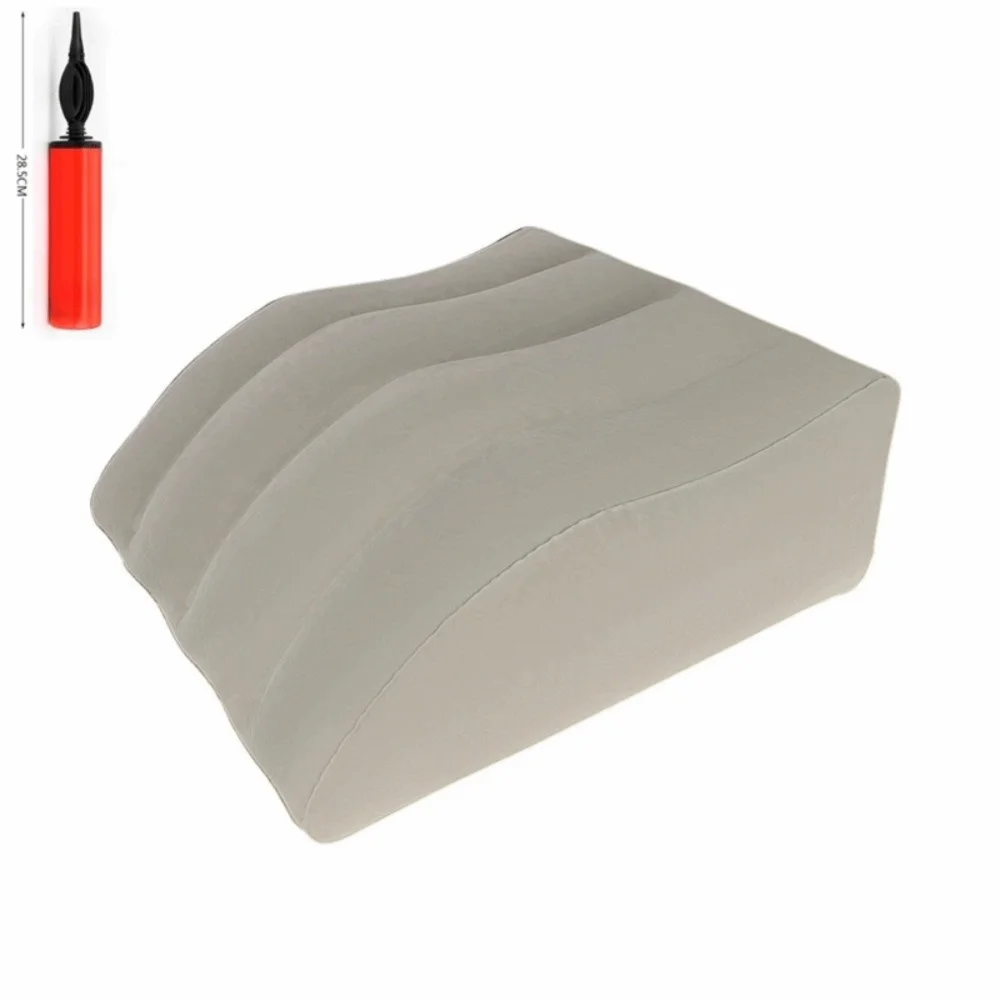 

Flocking Inflatable Leg Pillow Trapezoidal Swelling Relief Knee Cushion Swelling Hip Foot Foot Support Pillow Leg Support